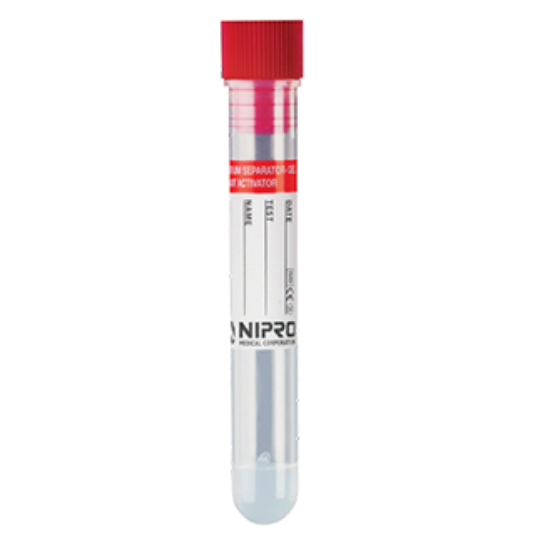 TUBO RECOLECTOR TAPA ROJA